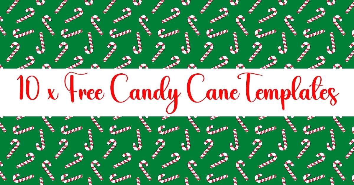 candy cane template feature image