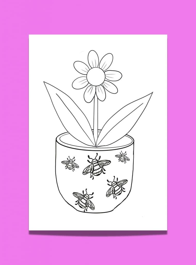 flower pot template
