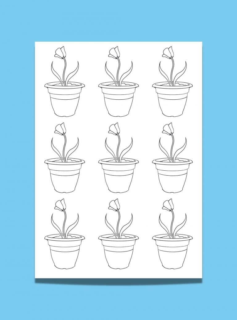 Get Ready to Bloom with Creativity! 13 Delightful Flower Pot Template ...