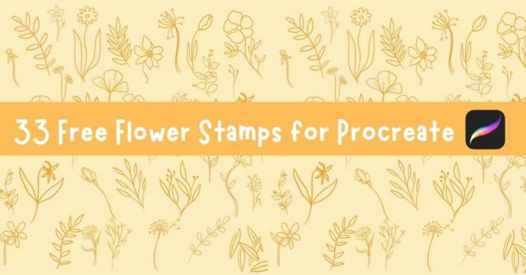 Flower brush procreate featured image