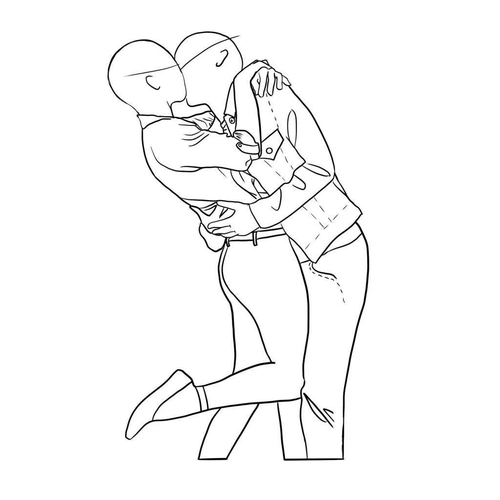 Poses en pareja  Anime poses reference, Drawing poses, Drawing reference  poses