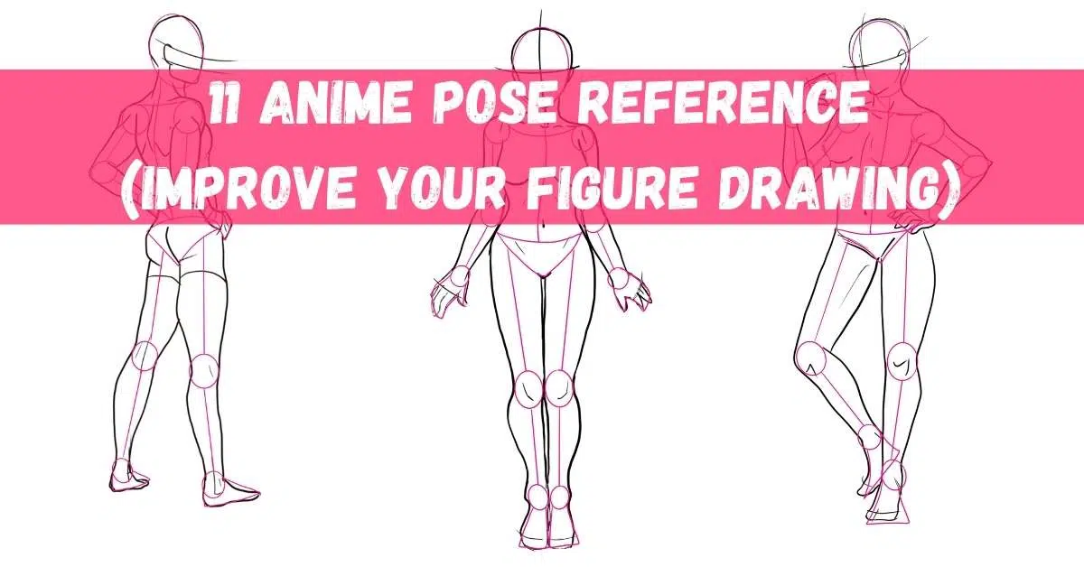 11 Anime Pose Reference Images to Improve Your Art  Artsydee  Drawing  Painting Craft  Creativity