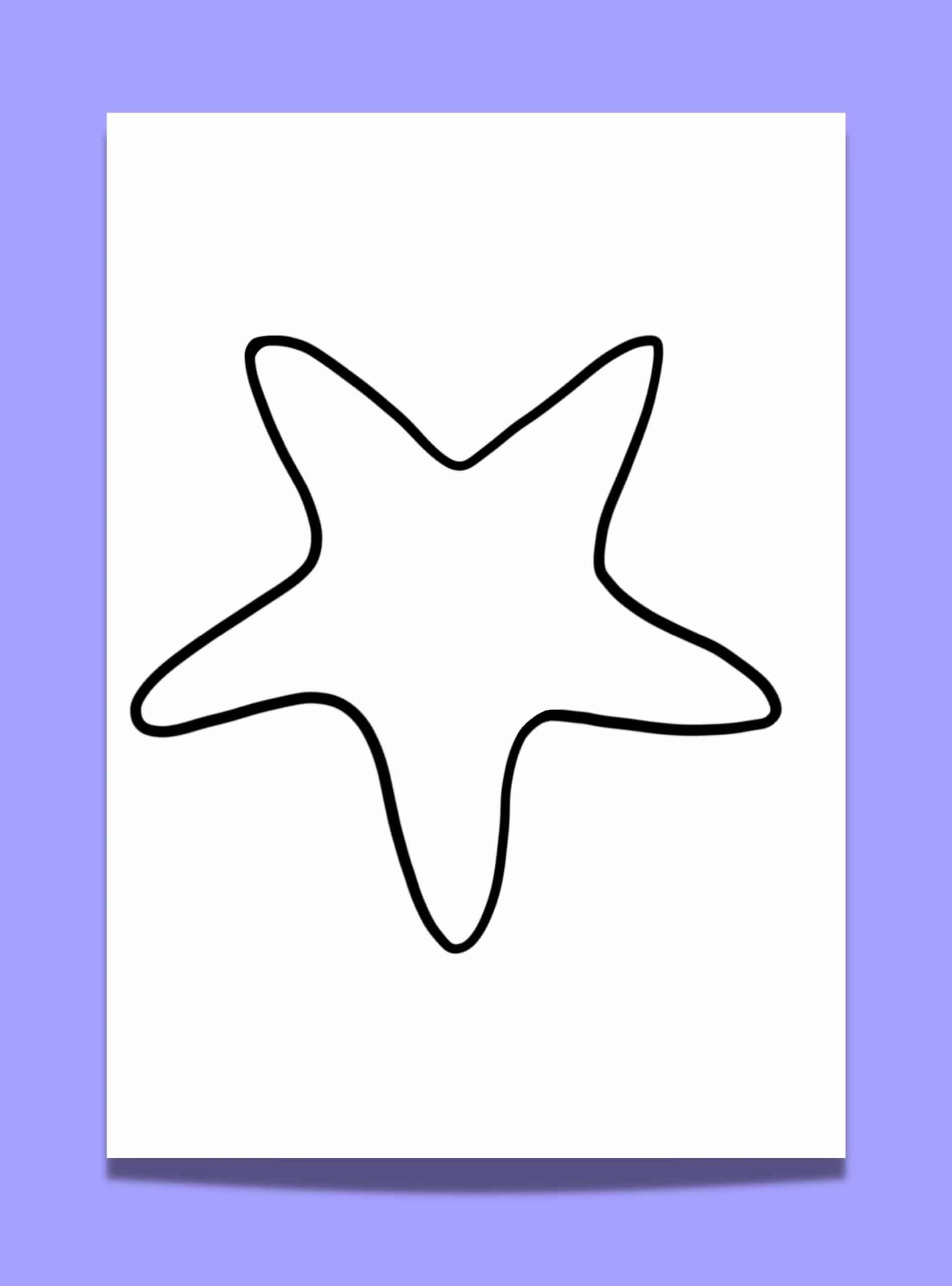 Looking for a Starfish Template? 7 Free Starfish Printables for ...