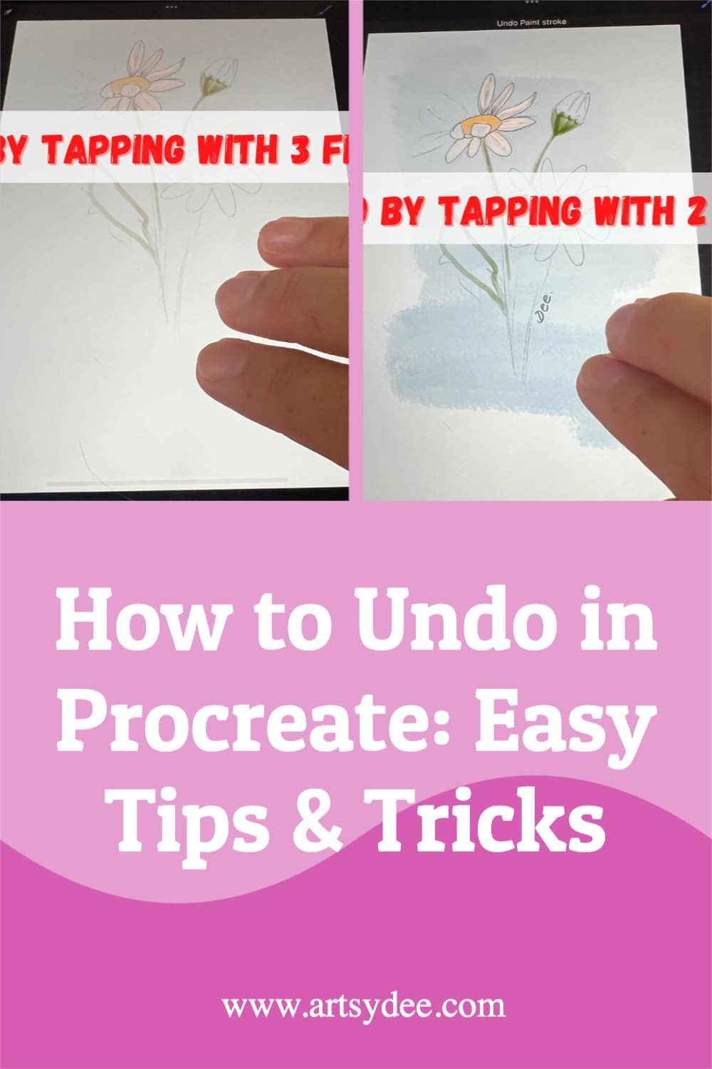 How to Undo on Procreate Easy Tips to Redo & Undo Artsydee Drawing