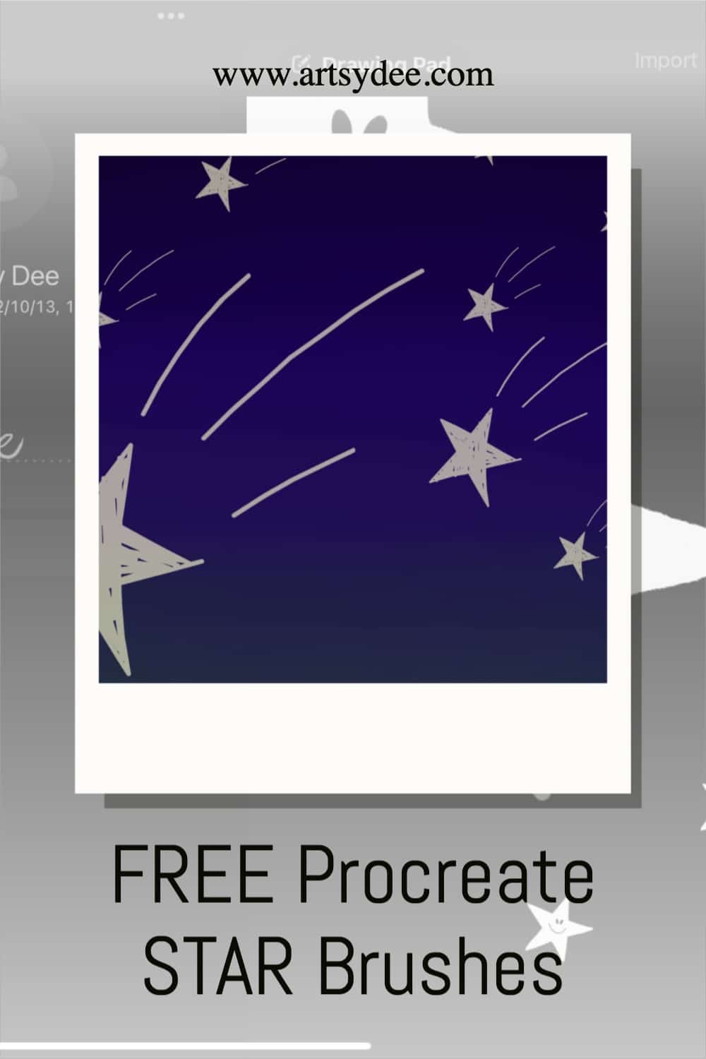 Looking for a Procreate Star Brush? 3 Free Procreate Star Stamps