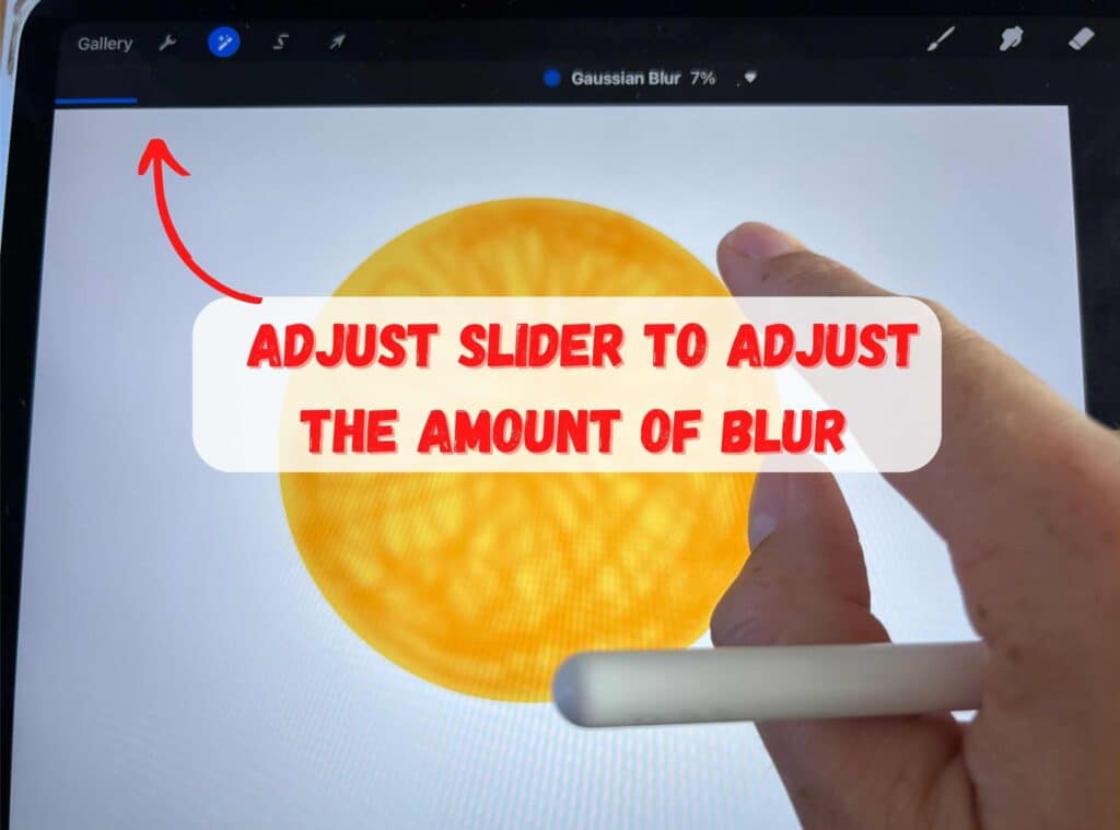 How to Blur in Procreate (2)
