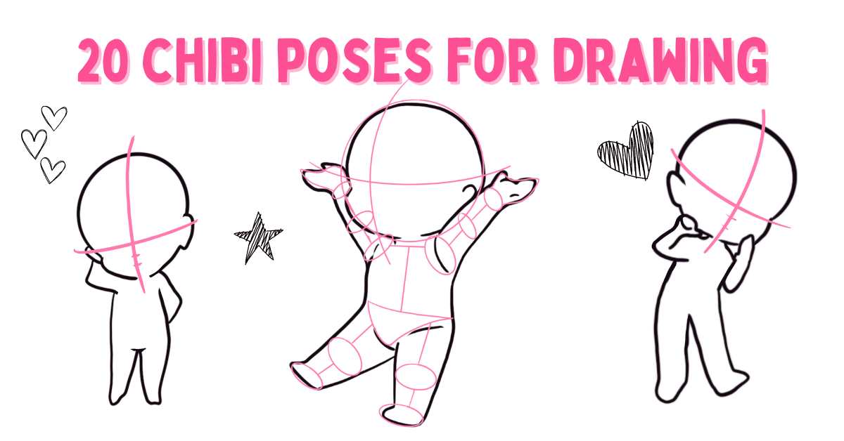 20 Anime Chibi Poses For Drawing - Artsydee | Drawing, Painting, Craft &  Creativity