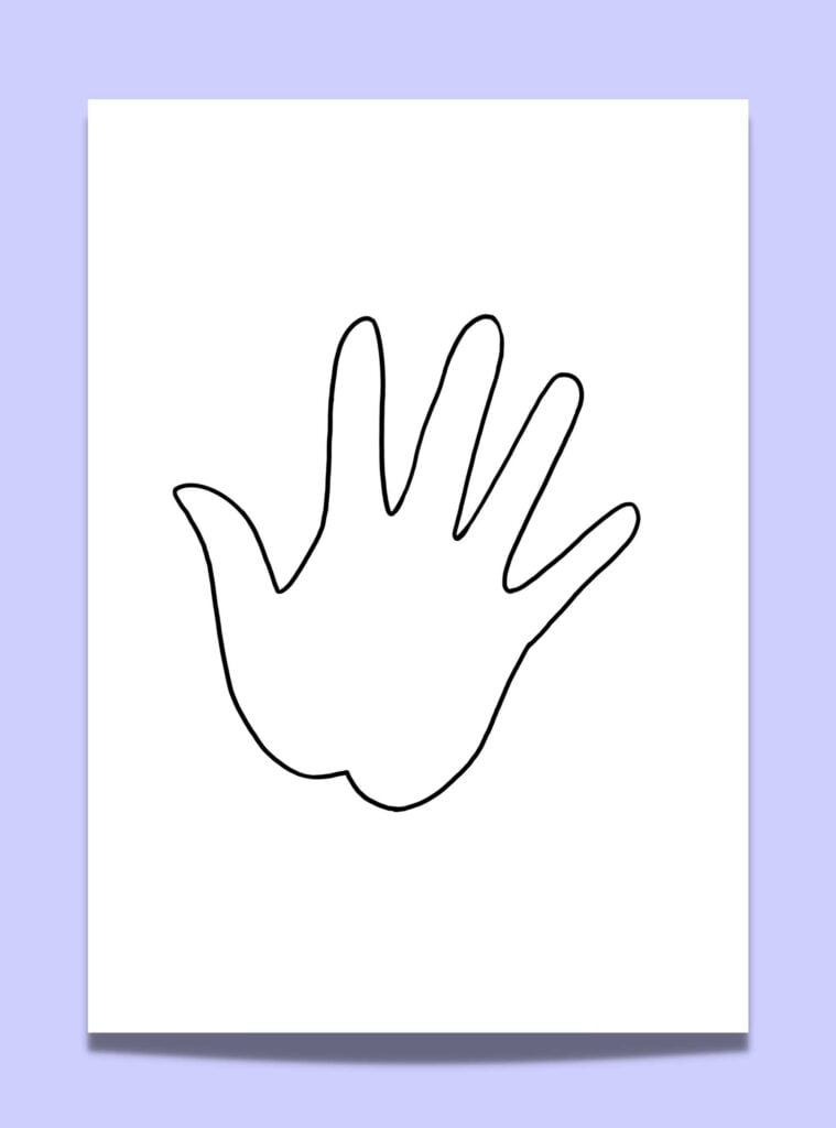 handprint template