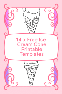 Get Creative with These 14 Free Ice Cream Cone Template Printables ...