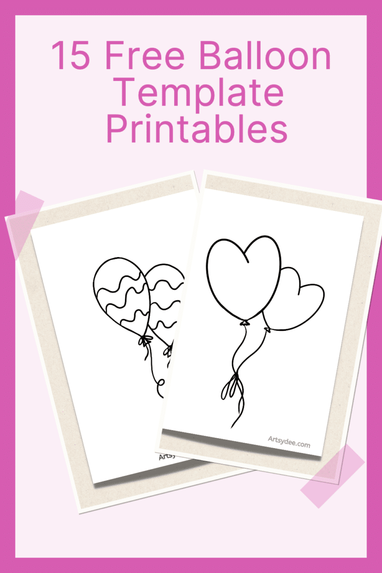 15 Balloon Template Printables (Free Templates) Artsydee Drawing 15 Balloon Template Printables (Free Templates) Artsydee Drawing