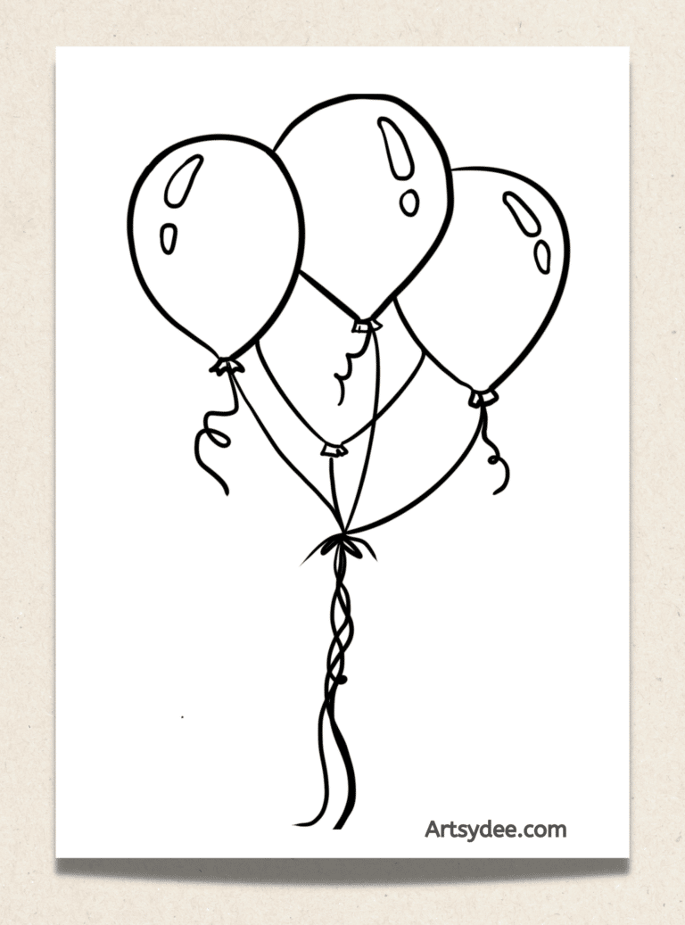 15 Balloon Template Printables (Free Templates) - Artsydee - Drawing ...