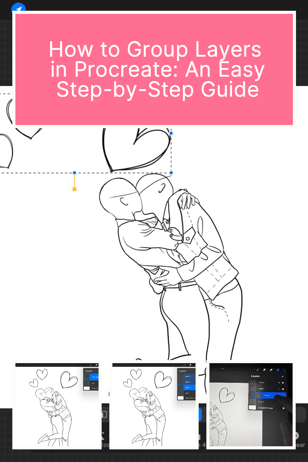 How to group layers in procreate easy step by step guide artsydee