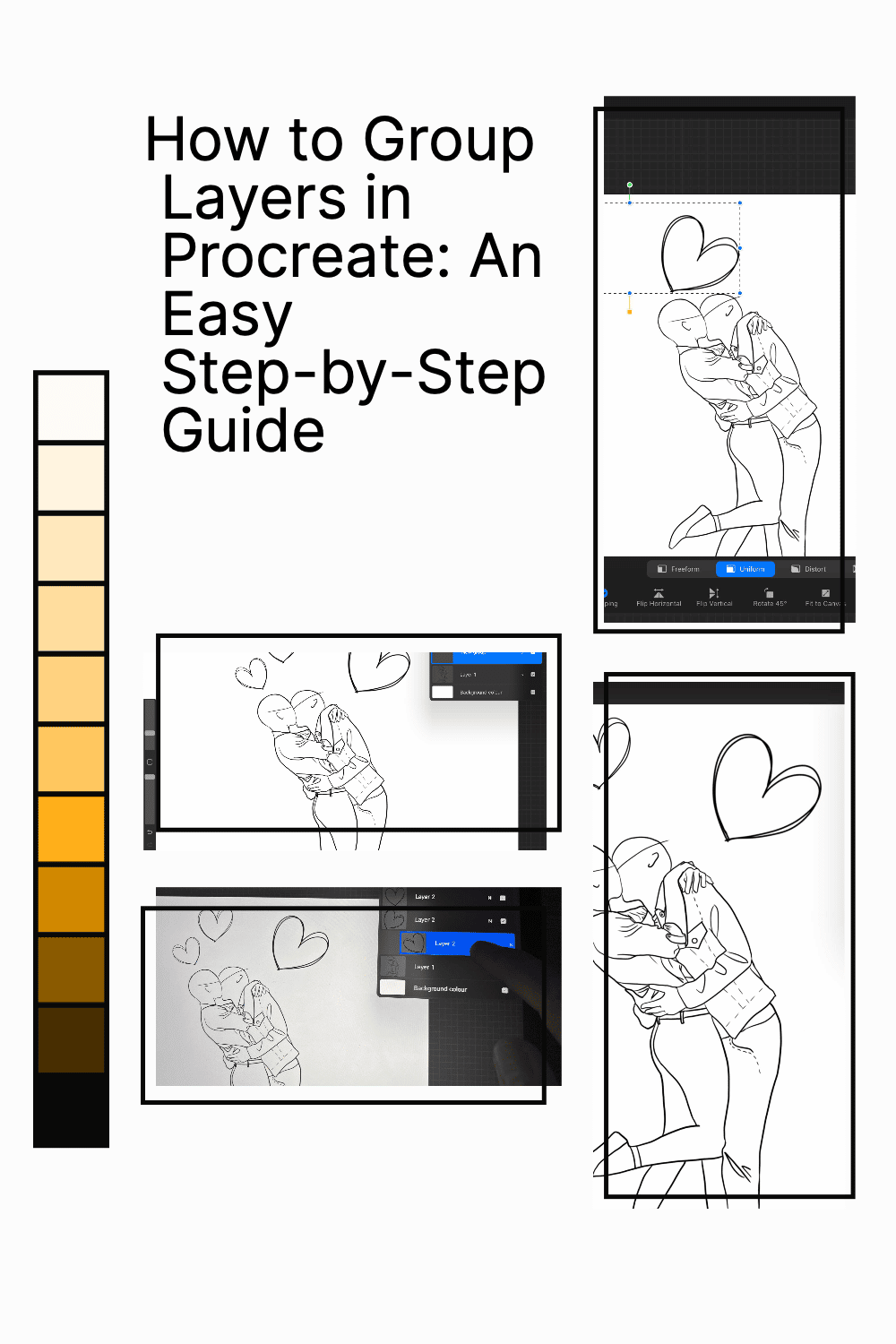 How to group layers in procreate easy step by step guide artsydee