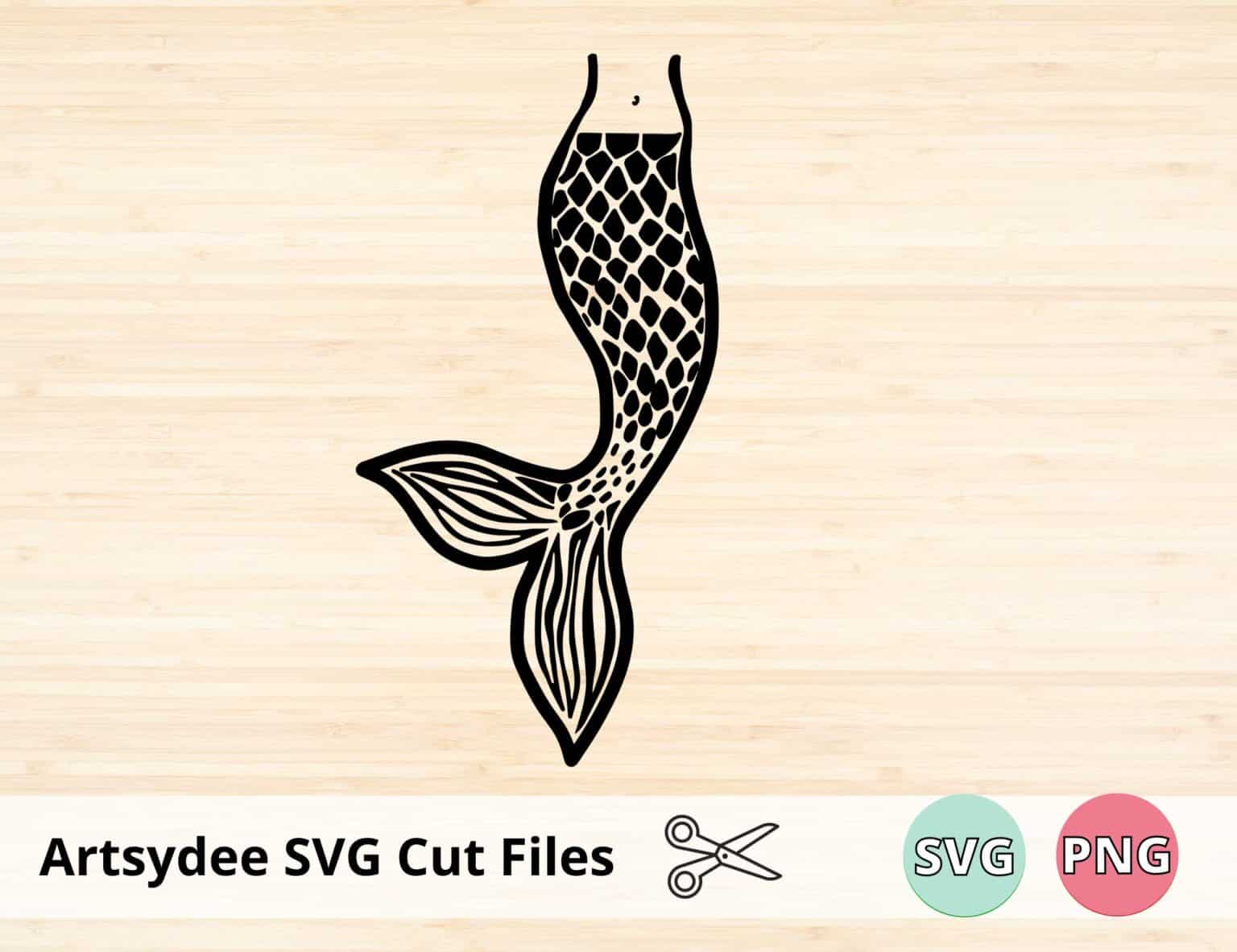 5 Mermaid Tails SVG FREE - Artsydee - Drawing, Painting, Craft & Creativity
