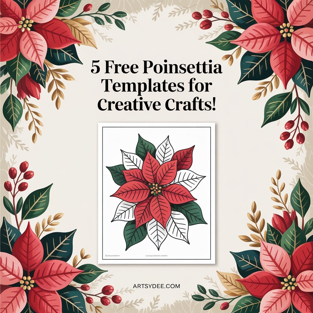 poinsettia template fi 1