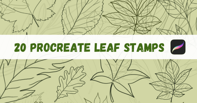 procreate leaf brush featured image
