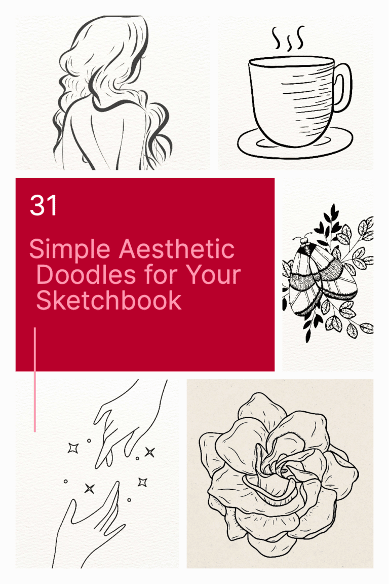 31 Aesthetic Simple Doodles to Draw - Artsydee - Drawing, Painting ...
