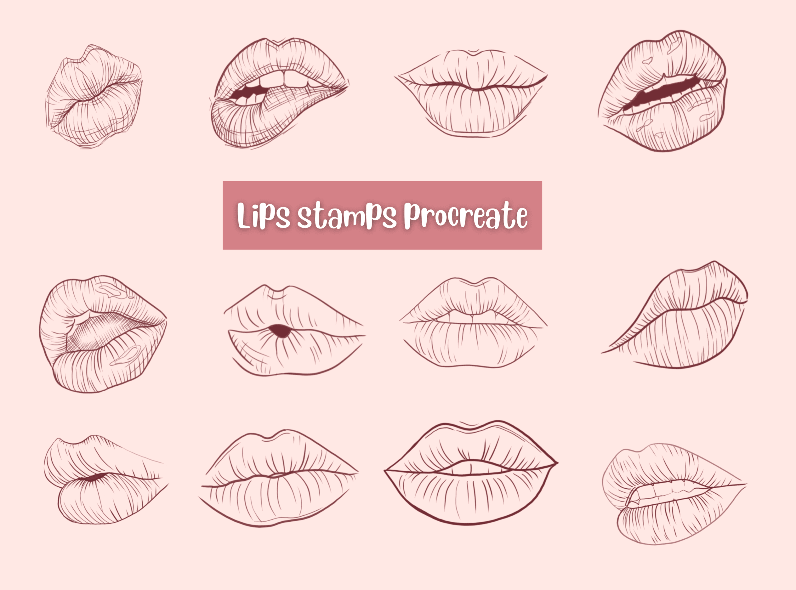 Lips Brush Procreate Unlock Your Creative Potential with Versatile