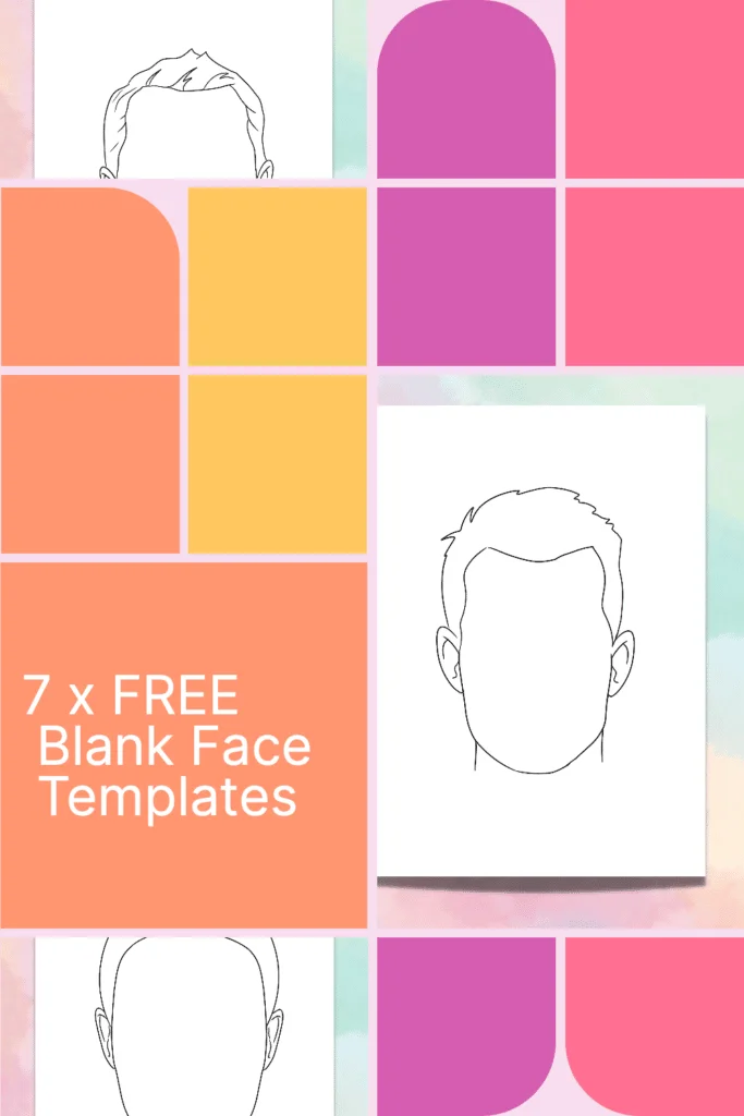 Looking for a Blank Face Template? 7 Blank Face Outlines to Use in Your  Arts & Crafts - Artsydee | Drawing, Painting, Craft & Creativity
