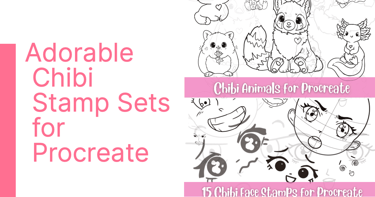 procreate chibi stamps feature image