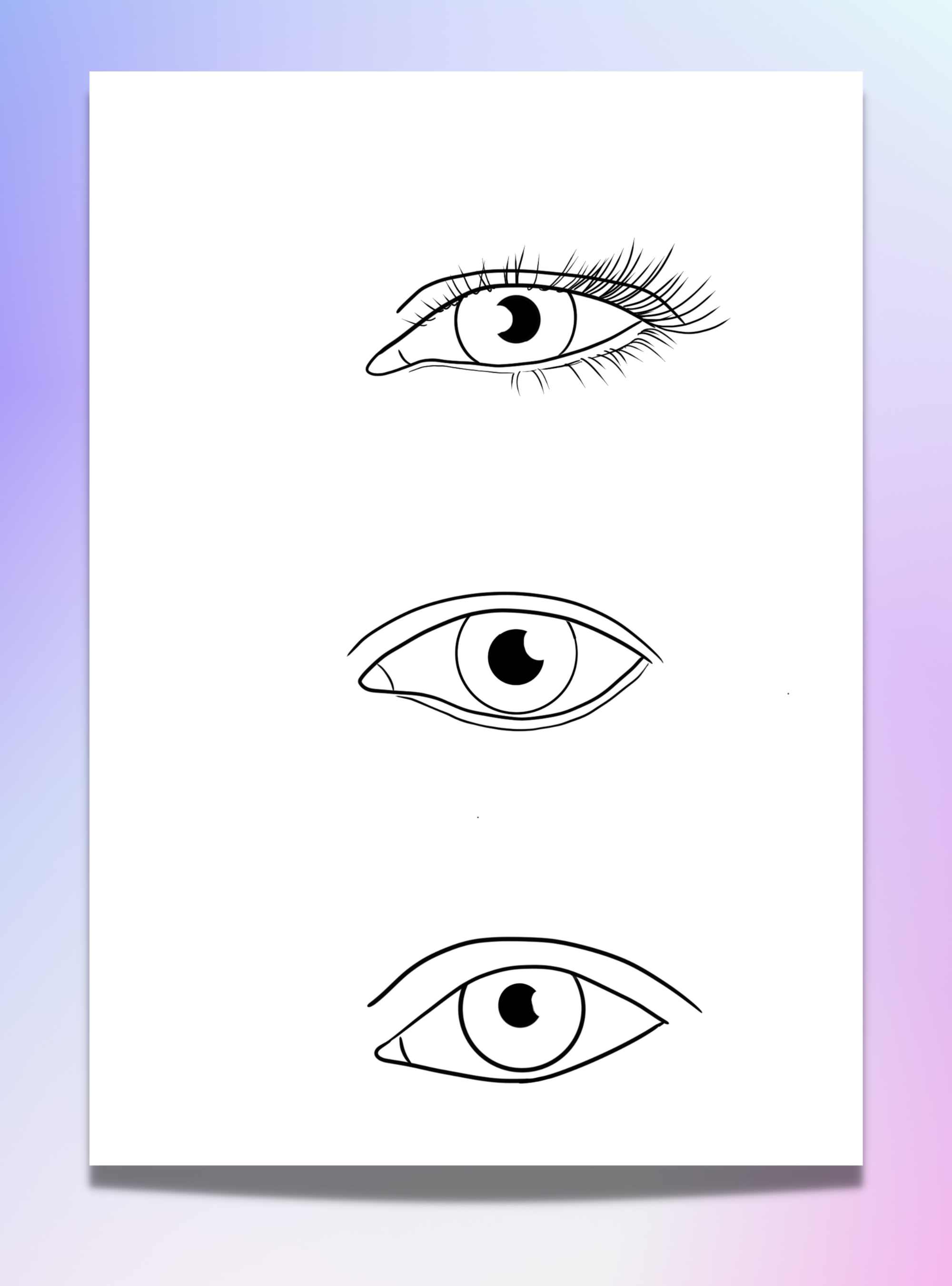 Looking For An Eye Template Printable 7 Eye Templates To Use In Your 