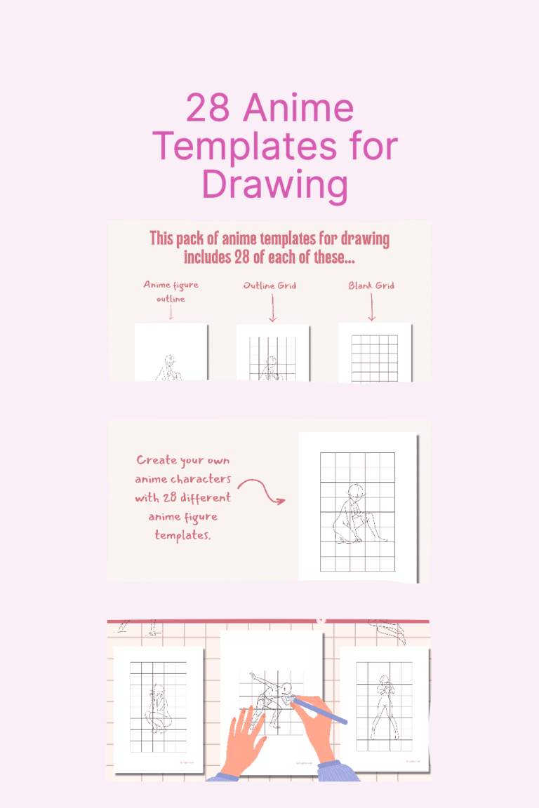 28 Anime Templates for Drawing Get Your Anime Figures Up To Scratch