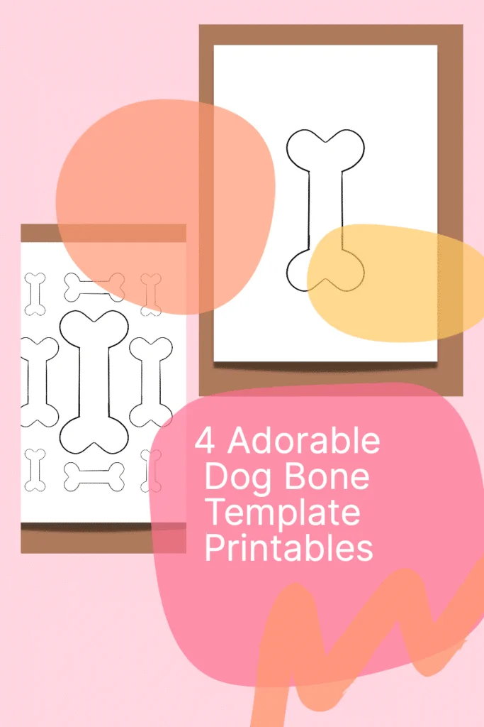 Looking for a Dog Bone Template Printable? 4 Cute Dog Bone Templates for  Your Arts & Crafts! - Artsydee | Drawing, Painting, Craft & Creativity