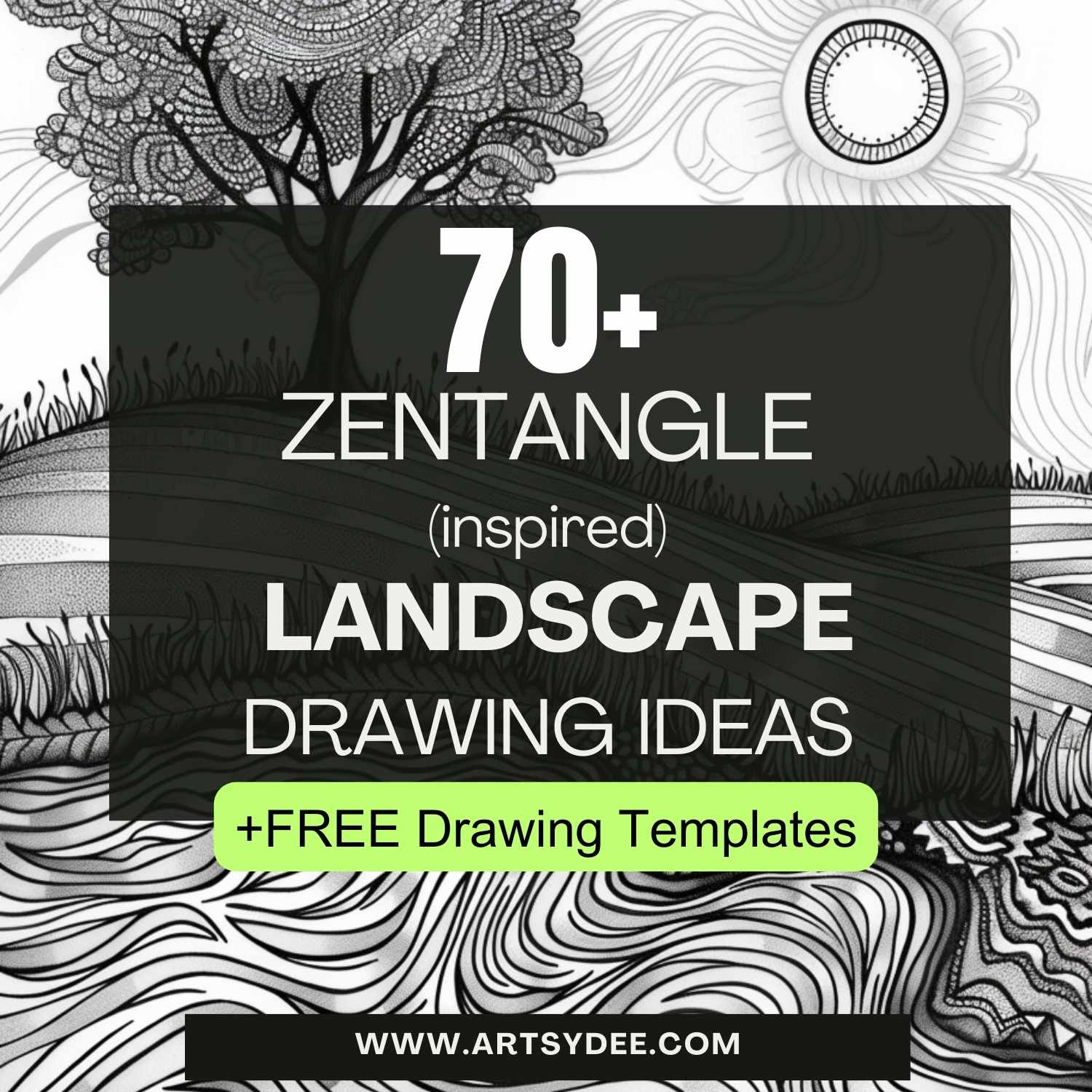 ZENTANGLE landscape