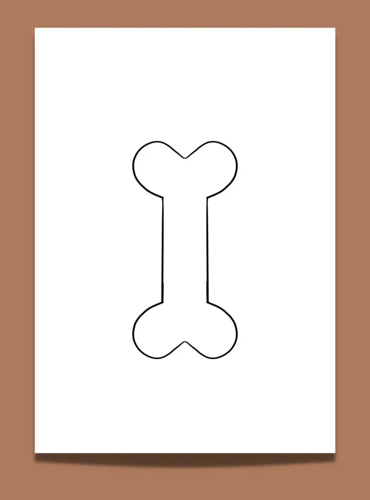 Looking for a Dog Bone Template Printable? 4 Cute Dog Bone Templates for  Your Arts & Crafts! - Artsydee | Drawing, Painting, Craft & Creativity