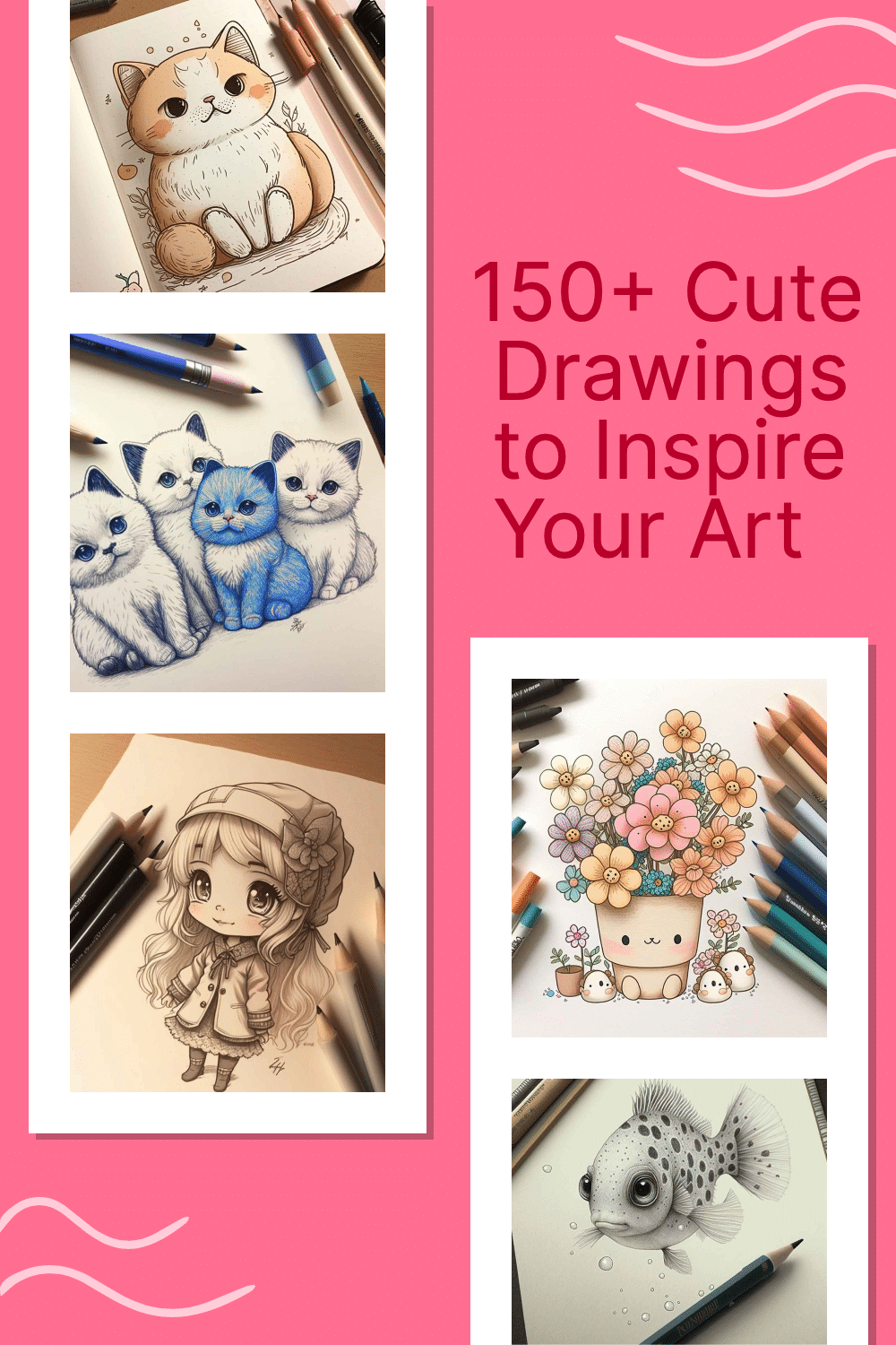 150 Cute Drawings For Adorable Inspiration Artsydee Drawing 