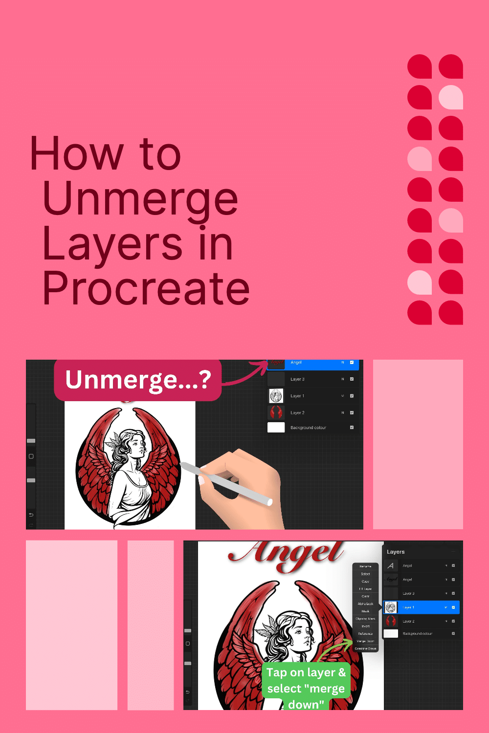 Layer Wizardry How to Unmerge Layers in Procreate and Conquer Your Artwork Artsydee Drawing