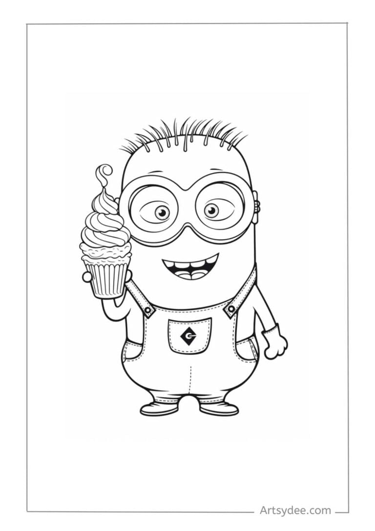 Unleash Your Creativity with 100+ Fun-Filled Minions Coloring Pages PDF ...