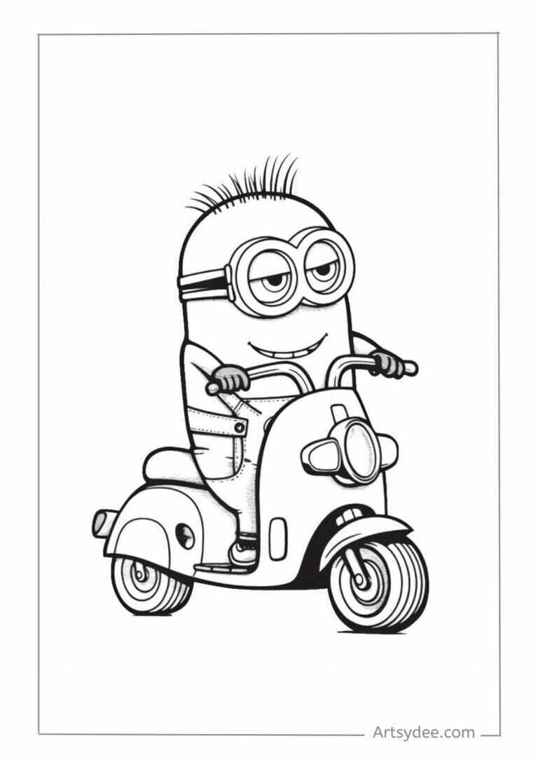 Unleash Your Creativity with 100+ Fun-Filled Minions Coloring Pages PDF ...