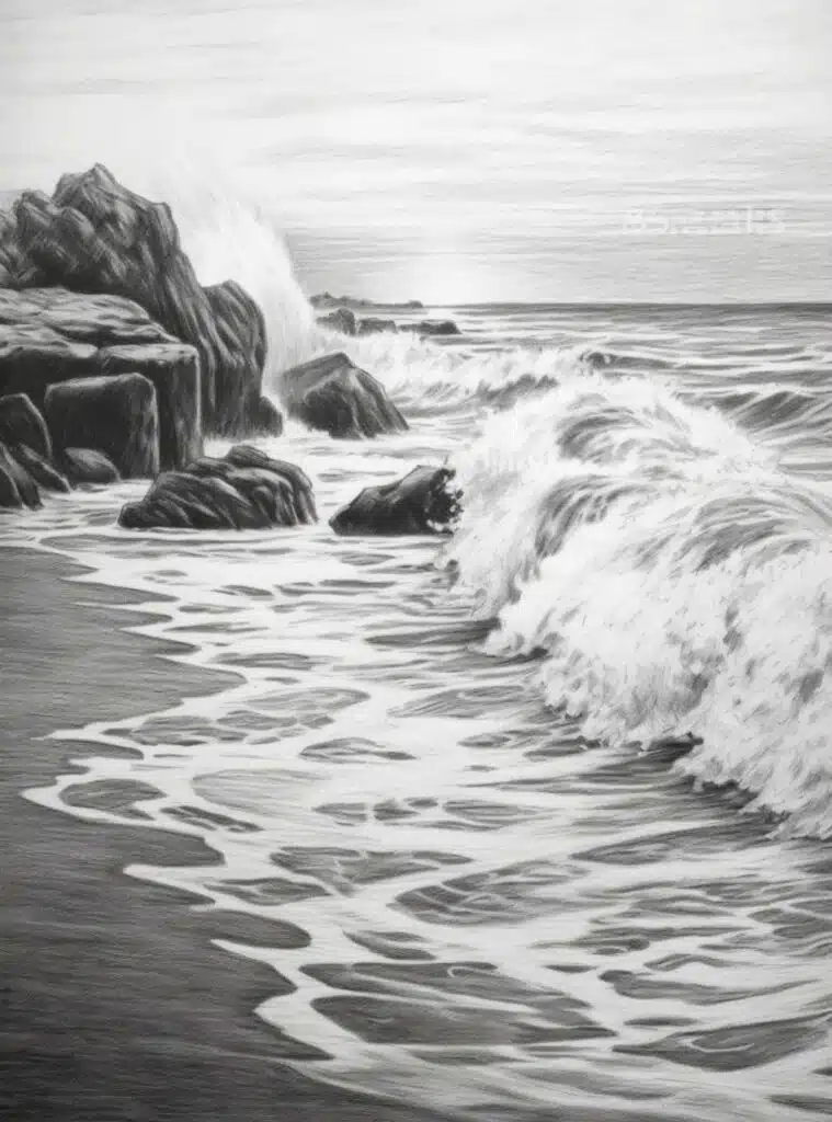 Nature Drawing Ideas_ Seascapes