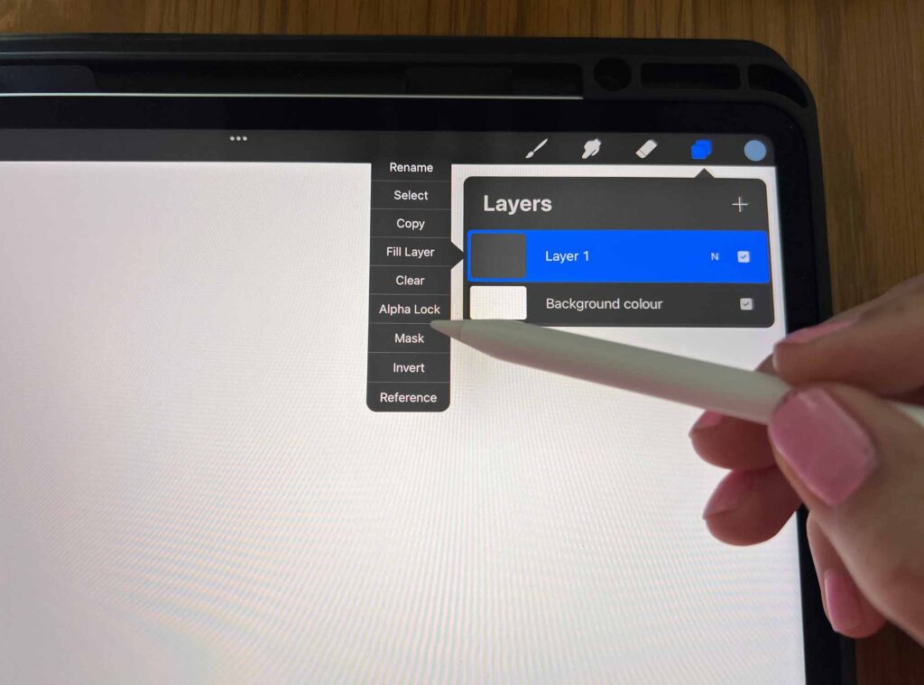 how to mix colors on procreate