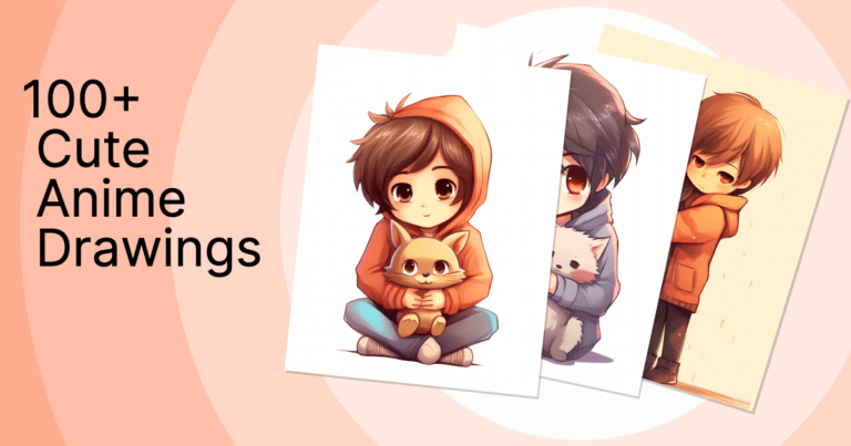 100 Cute Anime Drawings Featured Image