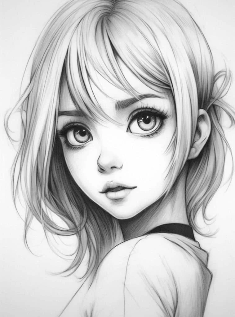 Anime Girl  Drawing Skill