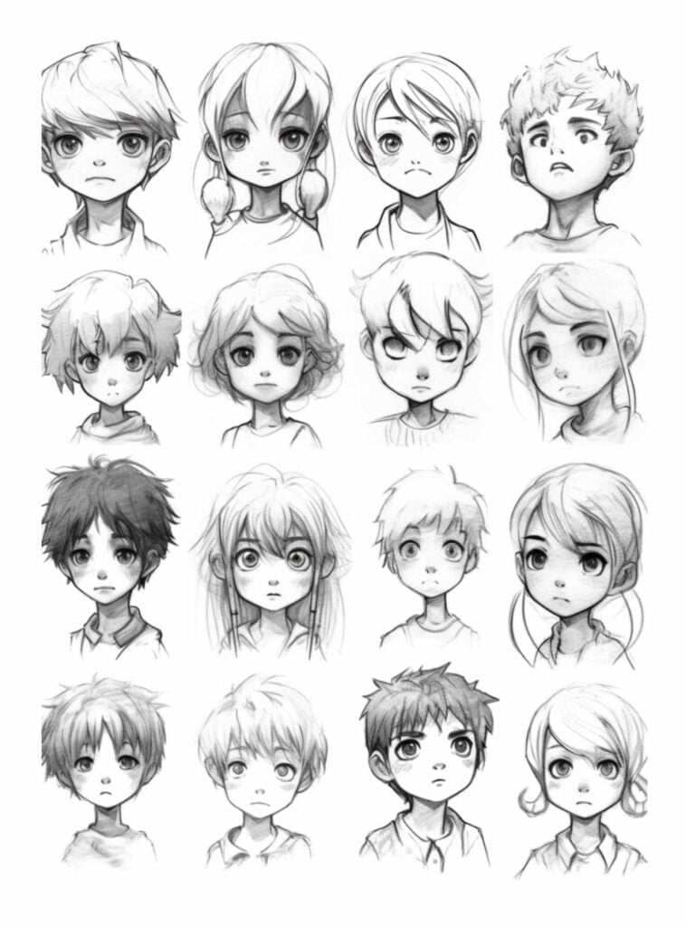 How to Draw an Anime Face