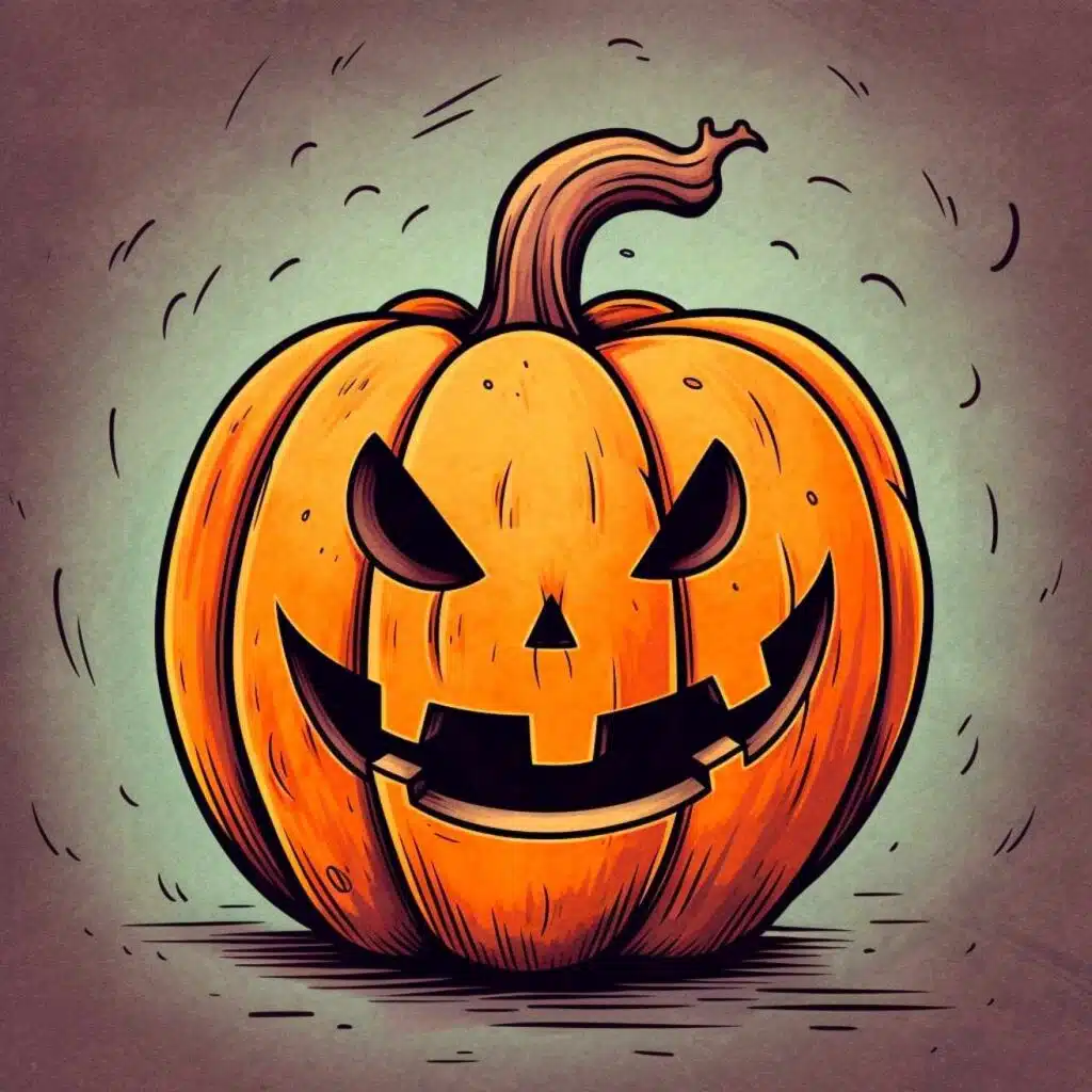 Halloween Drawing Ideas pumpkin (2)