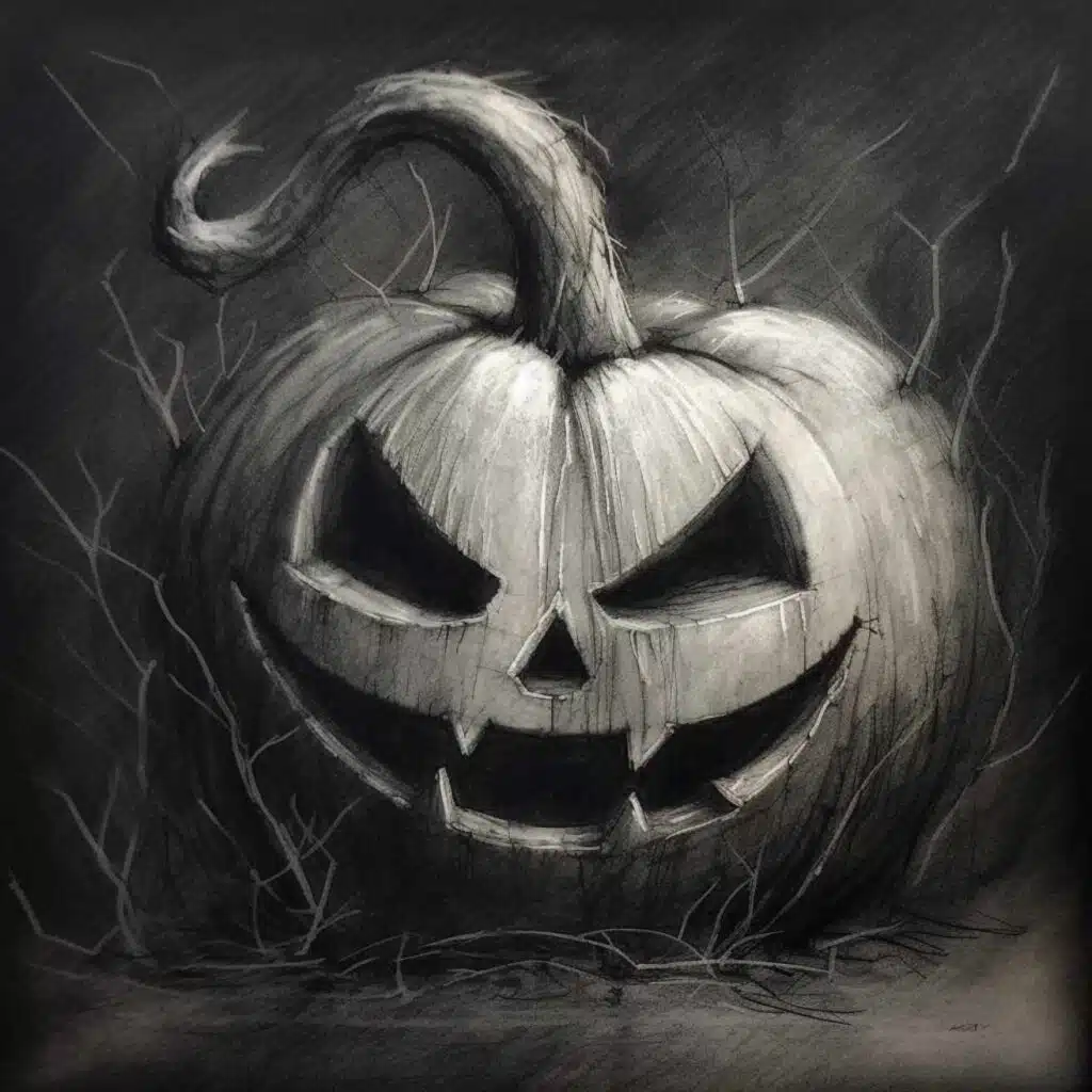 Halloween Drawing Ideas pumpkin (2)