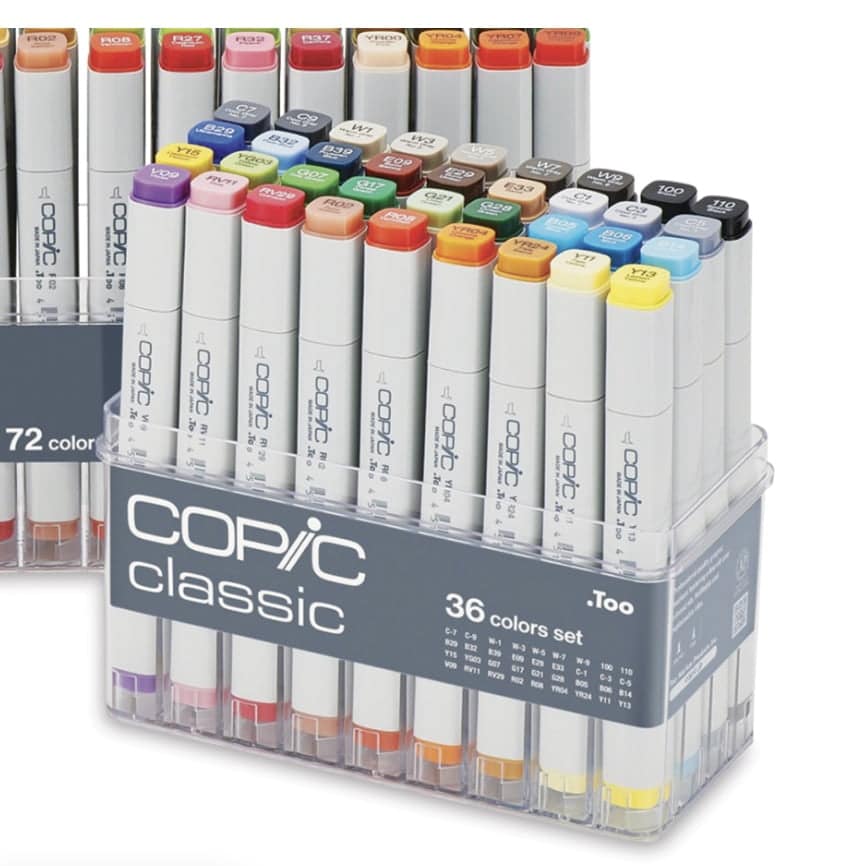 Copic Sketch Classic Markers 72 Color Set Premium Artist A,B,C,D,E Type |  eBay