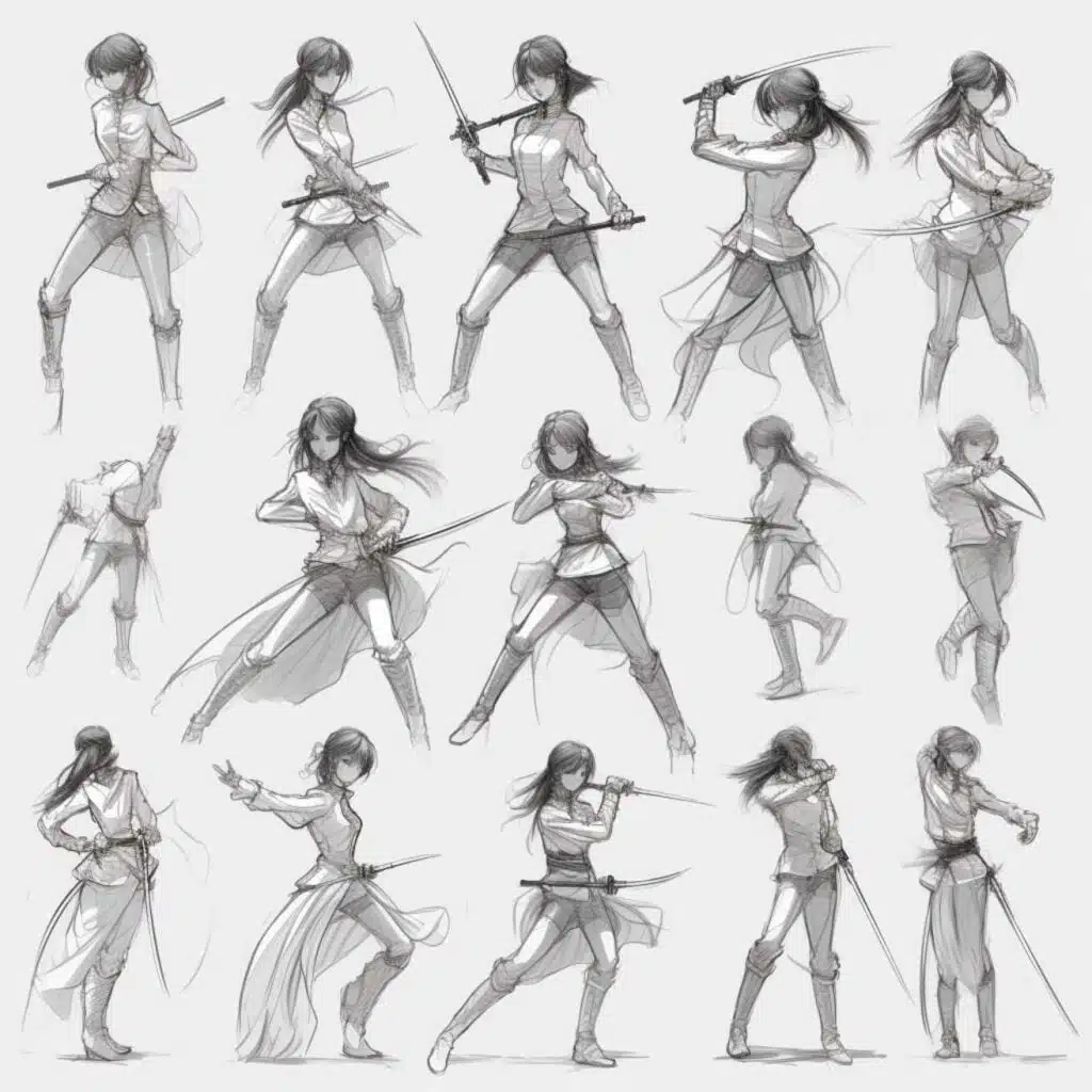 Anime Action Scenes : How to Draw Manga Action Poses Step by Step Lesson -  How to Draw Step by Step Drawing Tutorials