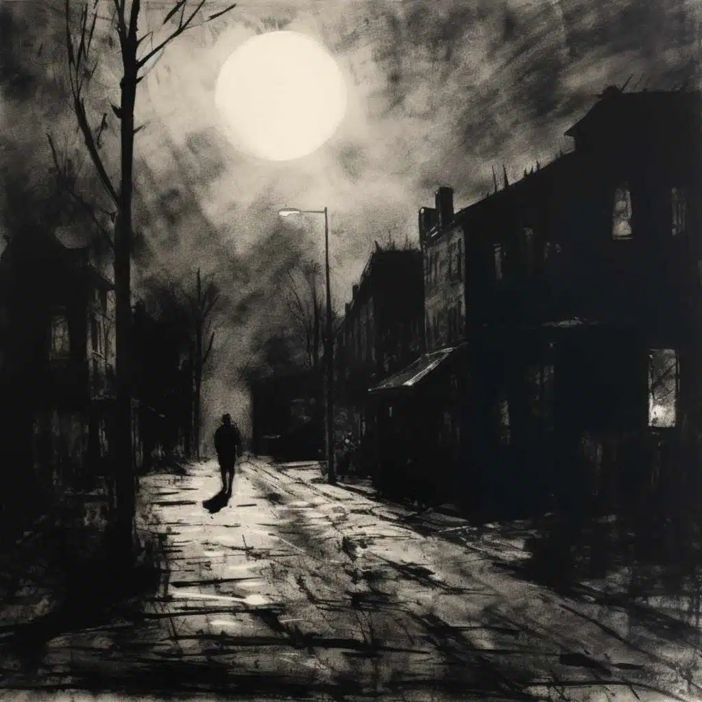 charcoal drawing ideas charcoal night scenes
