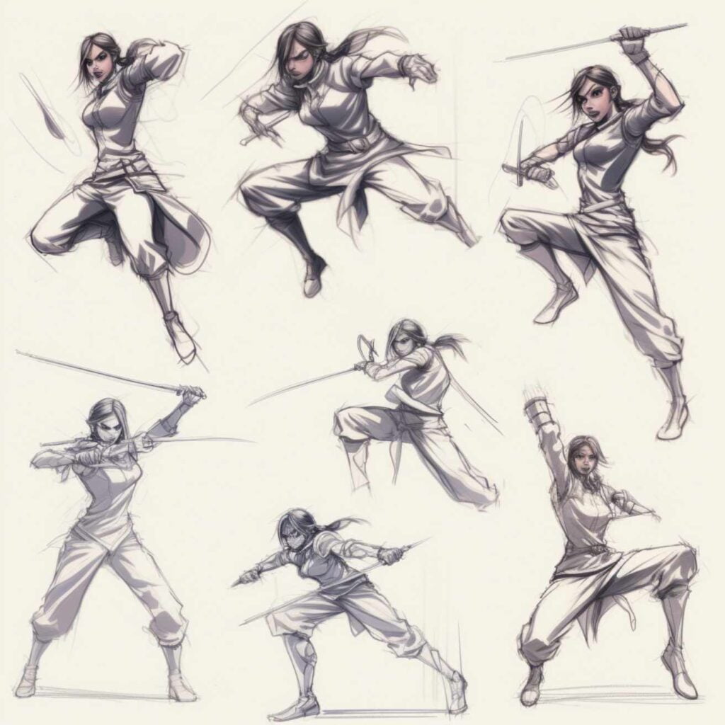 70 Anime Fighting Poses How To Strike A Pose Like Your Favorite 
