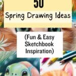 spring drawing ideas
