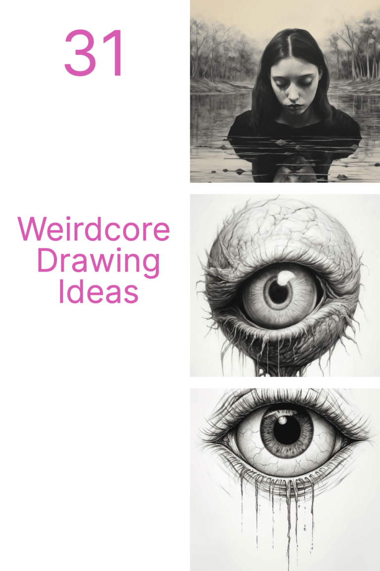31+ Weirdcore Drawing Ideas Unconventional Concepts to Spark Your