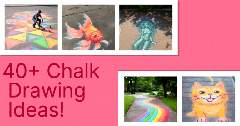 40+ chalk drawing ideas featured image