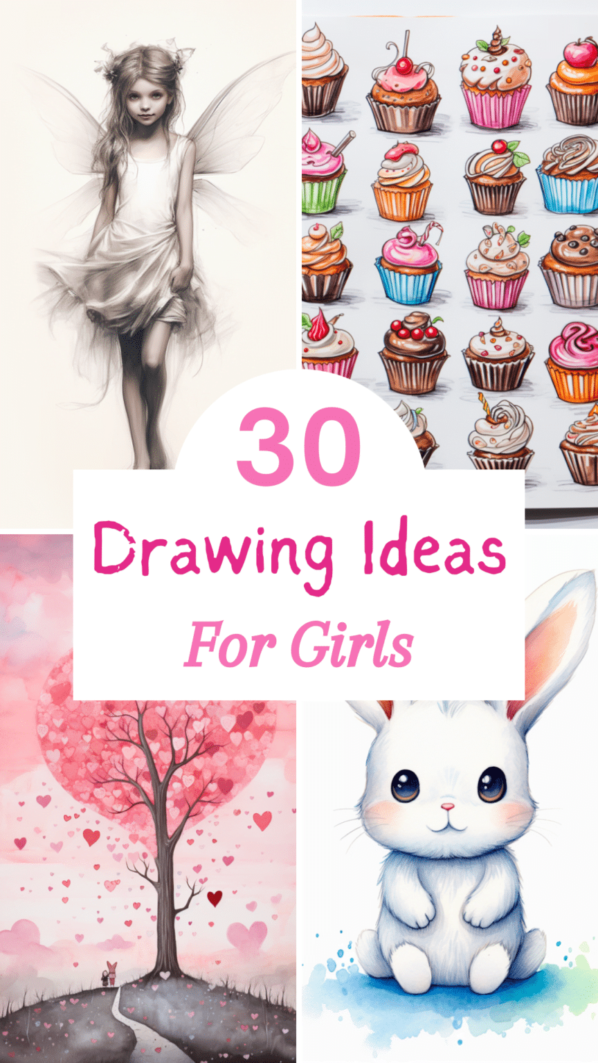 31+ Drawing Ideas for Girls: Cute and Creative Inspiration - Artsydee ...