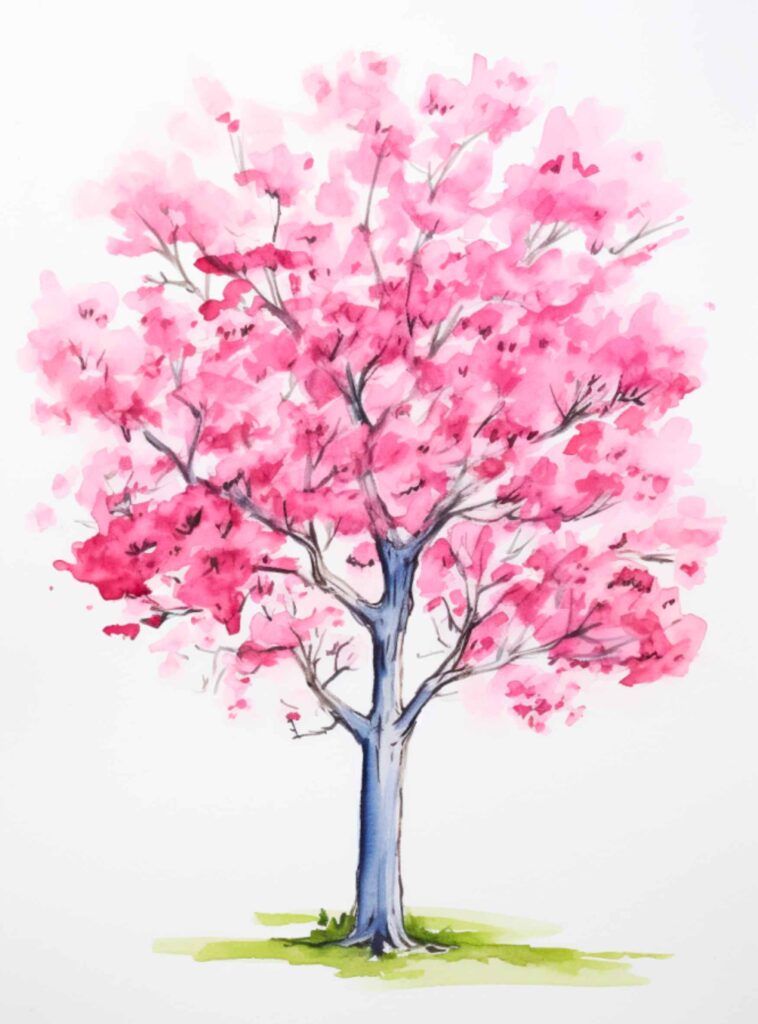 Drawing Ideas for Girls: Cherry Blossom Tree