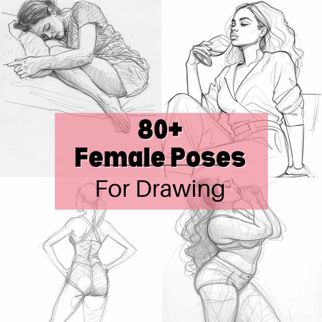 80+ Essential Female Pose Reference Images for Artists - Artsydee - Drawing,  Painting, Craft & Creativity